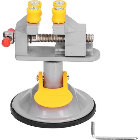 Étau sculpture ventouse – mini étau perceuse colonne – carte plastique – bureau – fiable (1/5)