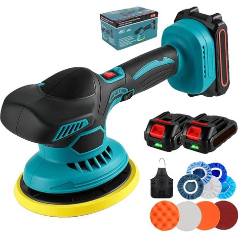 Polisseuse sans fil, 6 vitesses réglables, performance efficace, Style A-6ème vitesse (1/2)