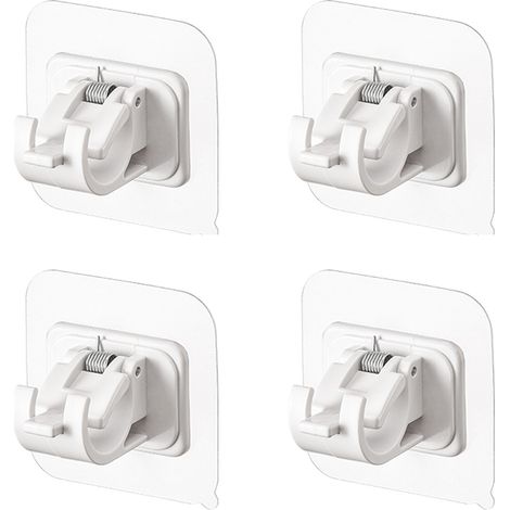 Supports de tringle à rideaux autocollants