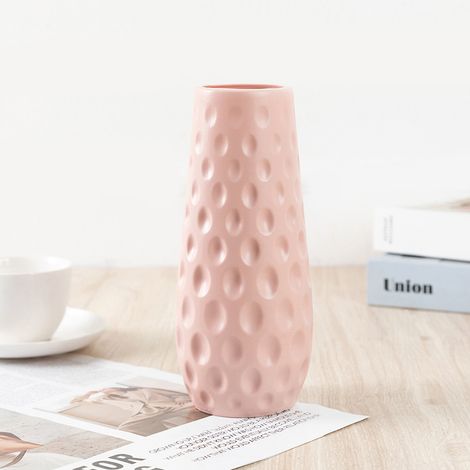 Petit vase géométrique moderne fait main anti-goutte - Vase créatif pour fleurs,plantes - décoratif - Vase en plastique Décoration de mariage (1/3)