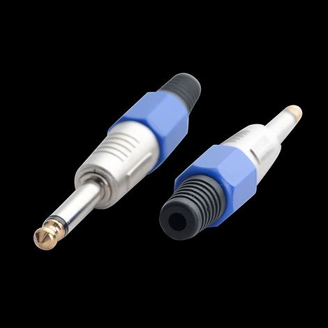 6,35-mm-Klinkenstecker (männlich), Mono-Lautsprecher mit Farbring, Mikrofonkabel, Mischpultbuchse (1/5)