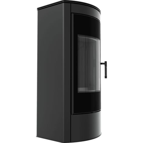 Kaminofen aus Stahl KRATKI TITAN Panorama Ø 150 11 kW (1/5)