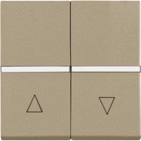 Zenit Double Inter Commande De Volets Roulants Champagne 2CLA224410N1901 ABB N2244.1CV