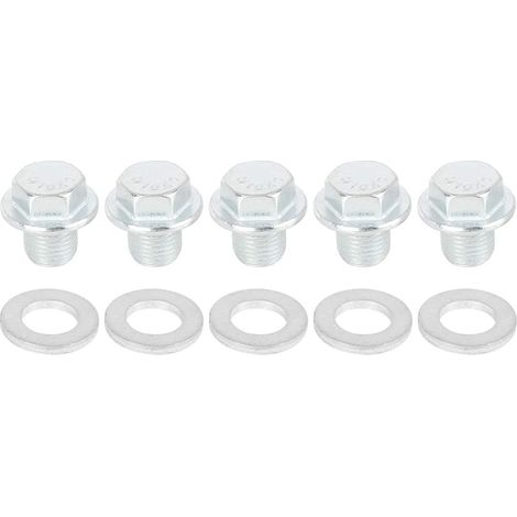 5 Pcs Ensembles Vis Bouchon Vidange Pour Carter D'Huile Métal (1/5)