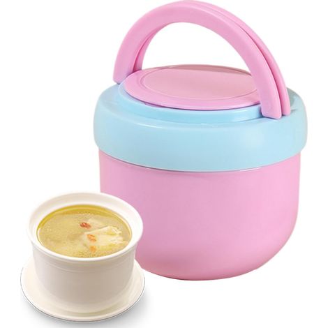 Contenant Alimentaire Isolé Sous Vide,Avec Cuillère, Bocal À Grande Ouverture Sous Vide - Conteneur Isotherme Aliments Chauds Et Déjeuner - Pour Bureau Entreprise Camping Déplacement École (1/5)