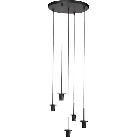 Mexlite - suspension - HaloSwap - noir - métal - Ø 40cm - E27 - (1/5)