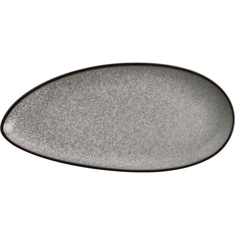 Assiettes Feuille Mineral 255mm - Ref DF180 - Olympia (1/5)