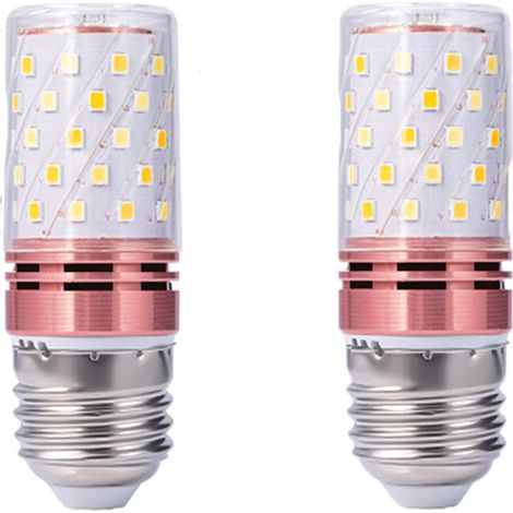2 pièces, ampoule à vis E27 LED Edison, 12W lumière blanche 6000K, équivalent halogène 100W 120W, convient aux lampes de table, non dimmable (1/5)