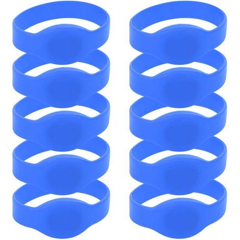 Bracelet RFID 125 kHz, carte d'identification, carte sauna, bracelet piscine d'hôtel, bleu (1/5)