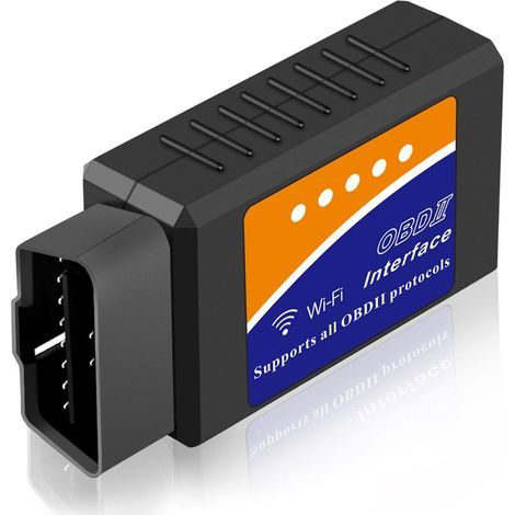 Scanner OBD2 WiFi pour voiture, lecteur de codes défauts moteur, adaptateur de réinitialisation pour iPhone iOS, Android et Windows, diagnostic automatique OBD2, effacement du voyant moteur (1/5)