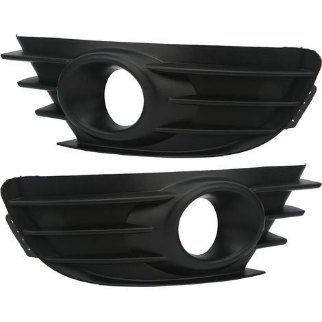 paire de grilles de feux antibrouillard avant noires de remplacement pour Citroën C4 2004-2008 (1/5)
