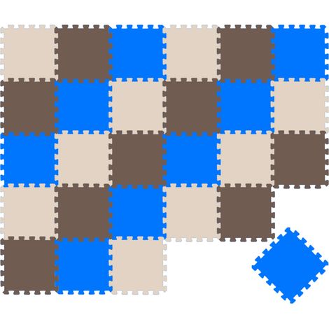 27 Piezas Alfombra Puzzle para Bebés y Niños - 30x30 Suelo Goma EVA Tapete Juego (1/5)
