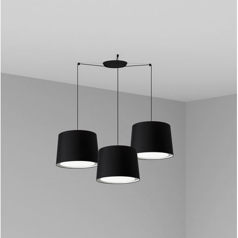 SAMBA Hängelampe schwarz/schwarz ø450 3L 64314-56-3L