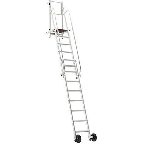 Scala con ruote per cantiere - Altezza del solaio da 4.71 a 7.96m - MAD8P