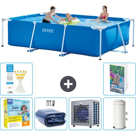 Rechteckiger Frame Pool - 300x200x75 cm - 7-teilig  S157 (1/5)