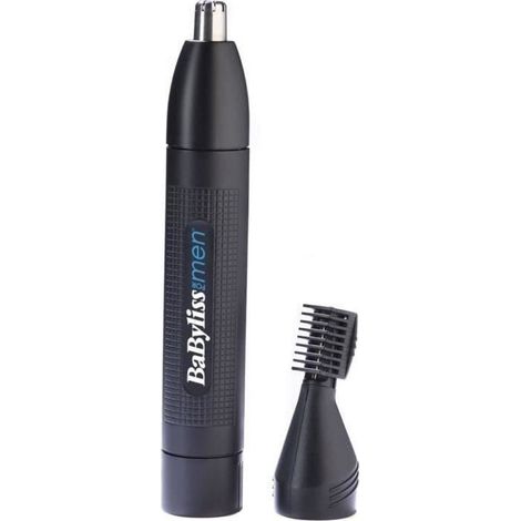 Tondeuse nez/oreilles/sourcils - BaByliss - E652E - Lame en acier inoxydable - Fonctionnement sans fil (1/4)