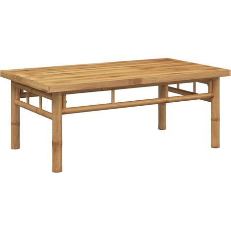 Coffee Table 90x50x35 cm Bamboo vidaXL (1/5)