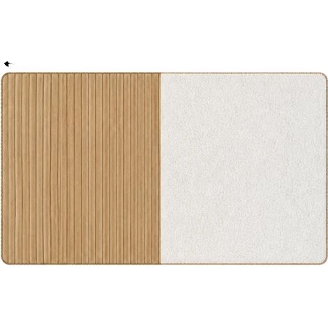 Manta reversible, forro suave de sherpa, color caqui oscuro, 200 x 150 x 1,5 cm. (1/2)