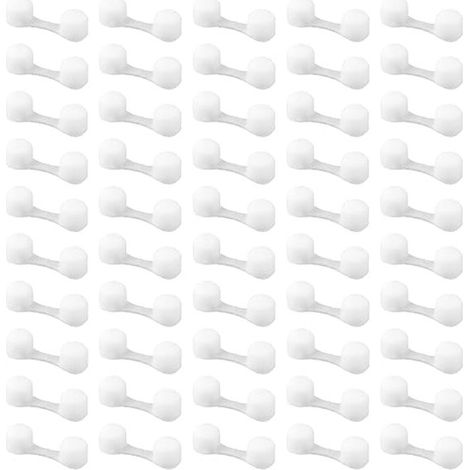 50 filtros nasales de espuma，transpirables e invisibles: ideales para protegerse del polvo，el pelo de las mascotas (1/2)