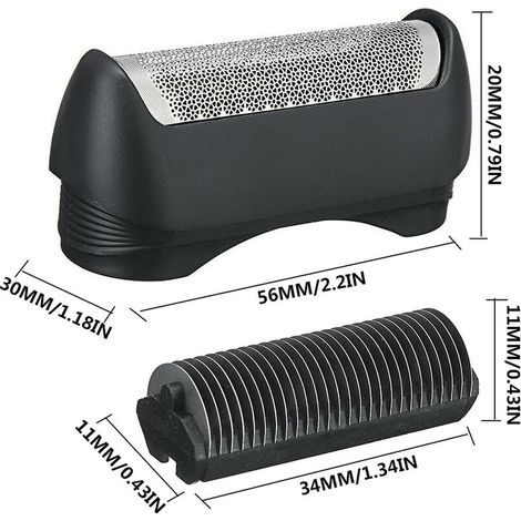 Compatibile con accessori per rasoi elettrici Braun Mesh 11b Serie 1 Testina di taglio 110 120 130 140 150 815 835 5682 5683 5684 Rasoio Starlight ZHUOXAUN (1/2)