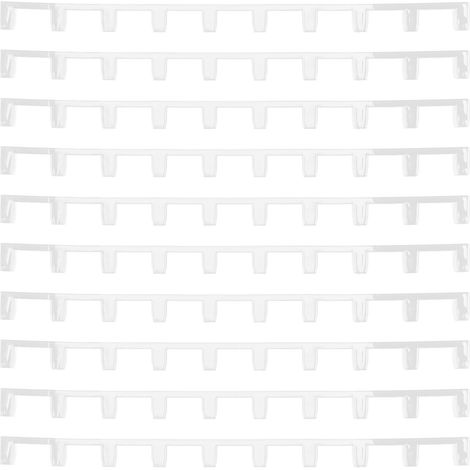 10 Pièces d'Écarteurs de Ruche pour Cadres, Clips de Fixation et Supports pour Matériel Apicole (1/5)