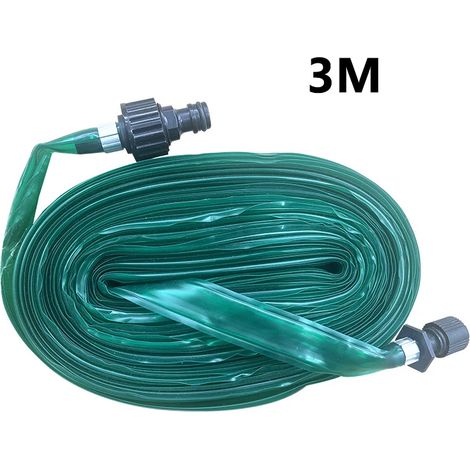 (3M) Tuyau d'arrosage poreux, tuyau goutte à goutte, kit d'arrosage pour jardin et pelouse, système d'irrigation par aspersion (1/5)