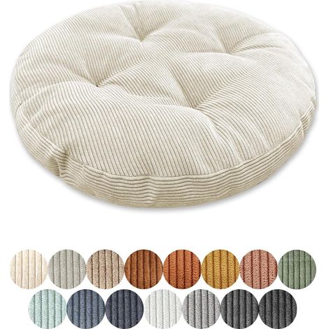 Coussin de siège rond 40cm d'épaisseur 6cm 1 pièce, coussin de sol rond, coussin d'assise, housse de chaise, coussin pour chaise, rembourrage, housse pour salon, bureau, salle de conférence