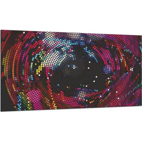 PLAQUE DE PROTECTION EN VERRE POUR CUISINIÈRE 90x52 ART (1/5)