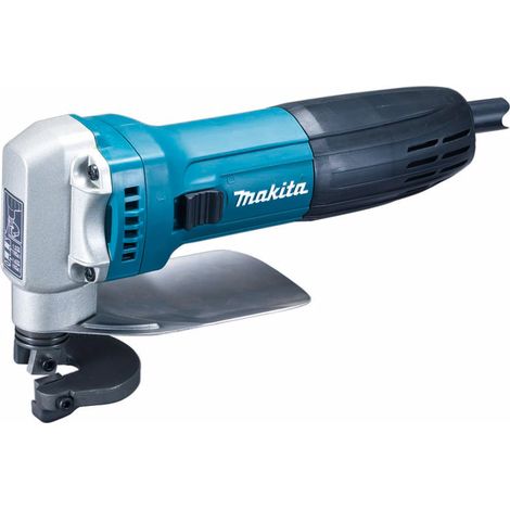 Makita – Cisaille à tôle électroportative 380W – Capacité de coupe acier 1,6 mm – Ergonomie Soft Grip – Jauge d'épaisseur intégrée – JS1602