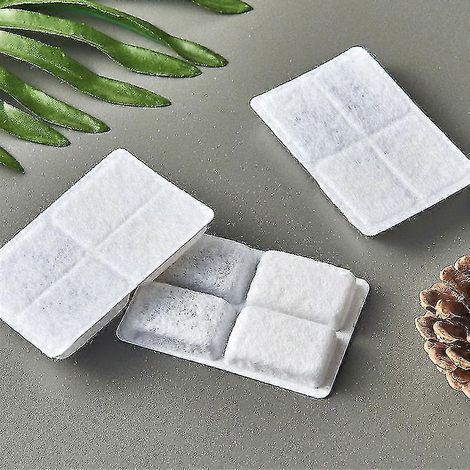 Lot de 6 cartouches filtrantes de rechange pour distributeur d'eau, contenant de la résine et du charbon actif, filtre à eau en forme de fleur -t (1/2)