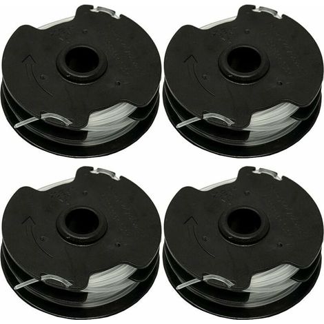 Lot de 4 bobines de rechange pour débroussailleuse sans fil Parkside PRTA 20-Li C3 IAN351753 (1/5)