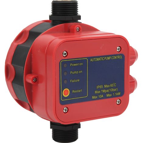 Contrôleur de pression automatique pour pompe à eau, boîtier ABS, anti-ralenti, pour jardin, 110-120 V, 0,75 kW (1/5)