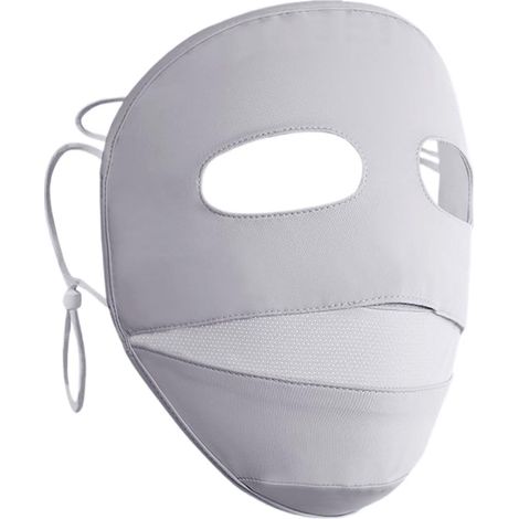 Masque de Protection Solaire, Masque de Protection Solaire Couverture intégrale respirante anti-UV Séchage rapide Protection solaire cou Gamper sueur lécher pour voyage