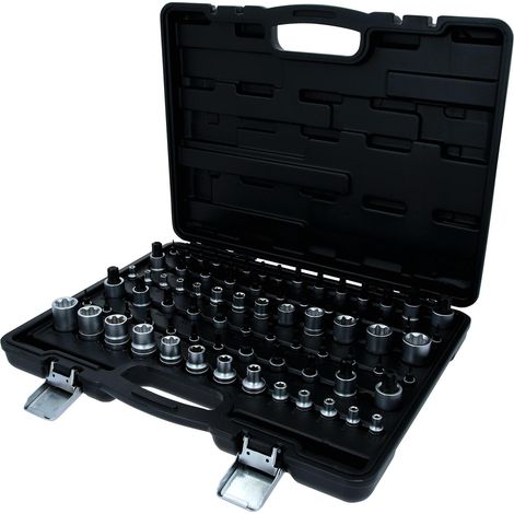 KS  TOOLS  1/4"+3/8"+1/2"  Juego  de  llaves  de  vaso  Torx,  77  pzs.  -  911.0077 (1/4)
