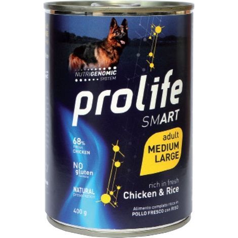 Cane - Bocconcini Adult Large Pollo & Riso Prolife - size 800 gr