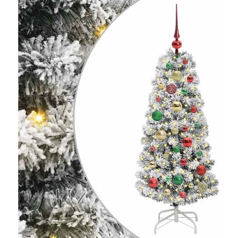 Sapin de Noël  Arbre de Noël Artificiel à Branches Articulées 120 cm (1/5)