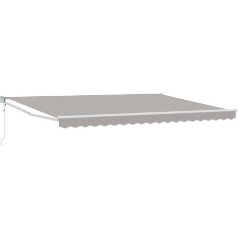 Maison Exclusive - Tenda da Sole Grigio chiaro 450 x 300 x 165 cm