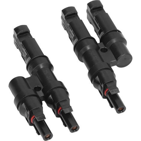 1 Paar wasserdichte 2-polige Solarstecker (männlich/weiblich) für 40A 1000V DC Photovoltaik-Modulkabel (1/5)