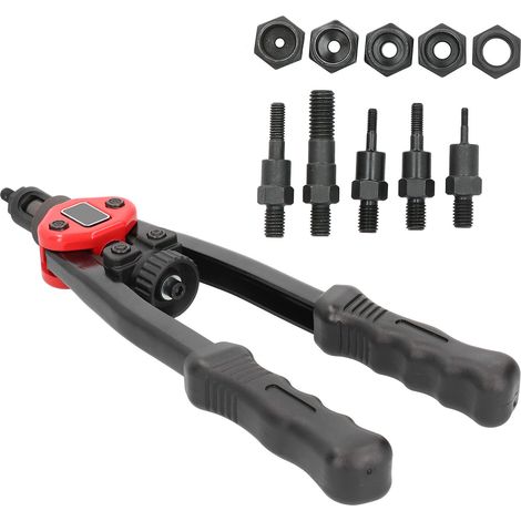 Nietmutternsatz mit Bedienungsanleitung und M3, M4, M5, M6, M8 und M10 Bits (Werkzeugsatz BT605) (1/5)