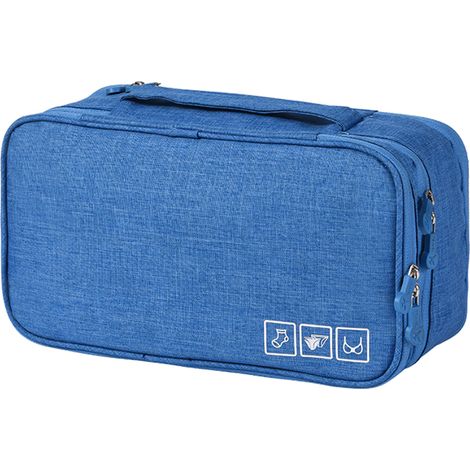 1 Organisateur de voyage, soutien-gorge, sous-vêtements, boîte compacte, trousse toilette, rangement lingerie, maison, extérieur (1/5)
