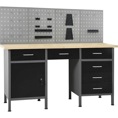 Établi avec 4 panneaux muraux (1/5)