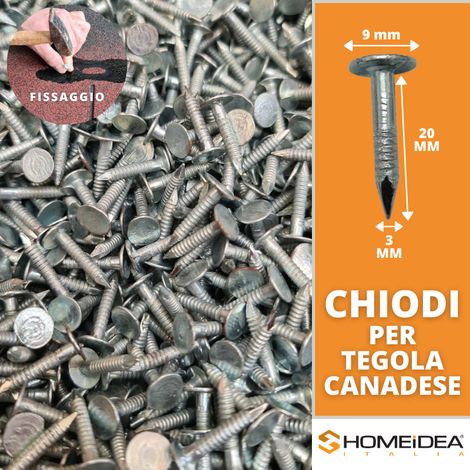 Chiodi per tegola canadese  1000 gr