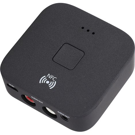 Récepteur Bluetooth 5.0 RCA B11 avec entrée auxiliaire 3,5 mm et fonction NFC pour voiture, TV, ordinateur et haut-parleurs. Système de streaming musical. (1/5)