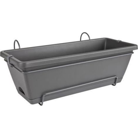 Balconnière - Barcelona Allin1 - L 50 x l 28 x H 19 cm - Pour Balcon Extérieur - 1 Pièce (1/2)