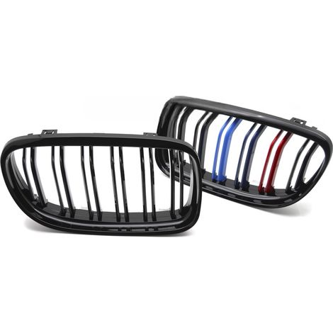 Calandre Avant BMW Serie 3 E90/E91 de 2009 a 2011 Noir Brillant 3 couleurs-42528357 (1/5)
