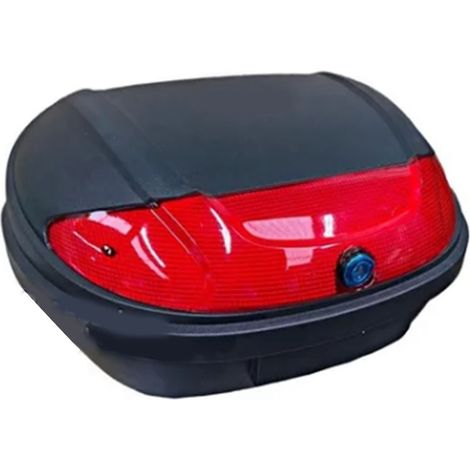 Coffre arrière moto 52L étanche antichoc universel pour scooter, coffre de queue imperméable et résistant aux chocs (1/5)