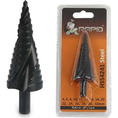 Foret à spirale étagée 4-32 mm à vitesse rapide (1/5)