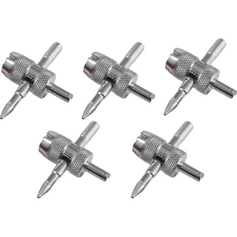 Ventilventilentferner, Multifunktionales Schraubenschlüssel-Design, Robuste Metallkonstruktion, 5Pcs (1/2)