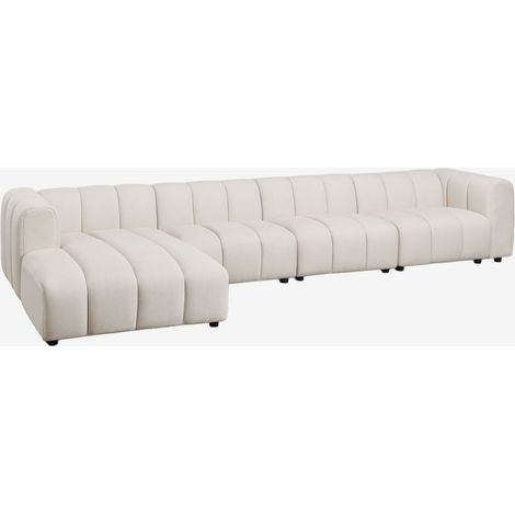 SKLUM Linke 4-teilige modulare Chaiselongue aus Bouclé-Stoff Eliot (1/5)