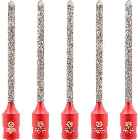 Hakenbohrer Mörtelfräser Diamant Hartmetall Ziegel Stein 5 8mm x 121mm (1/5)